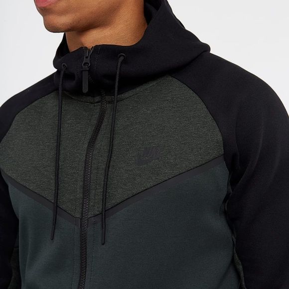 Nike Tech Pack Fleece Windrunner Jacket Hoodie Black Gray Men's Size Small S - Picture 12 of 16